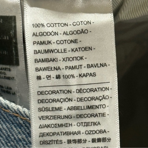 Levi’s 501 93 Patchwork Denim Shorts Size 33X7 Men - Picture 7 of 11